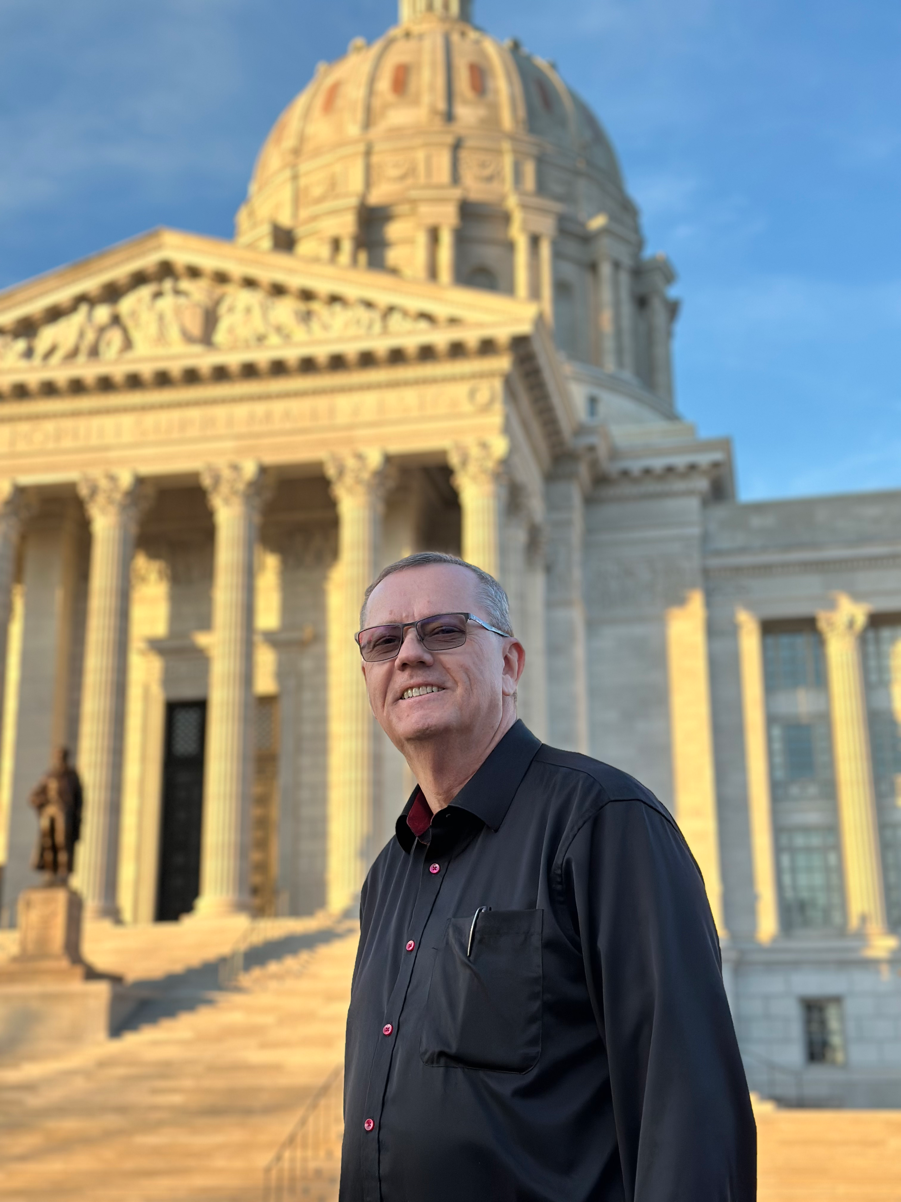 Walter Hayes at the Missouri State Capitol